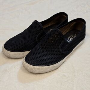 Sperry Navy Blue Women's Perforated Loafers Size 6
